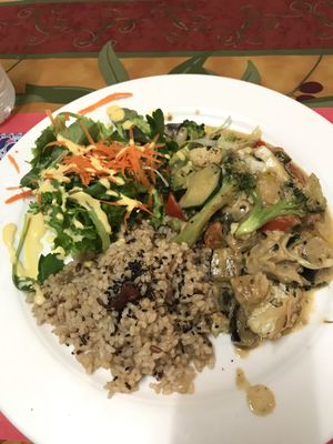 jamaican plate  at TerraZen Centre in Amsterdam