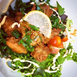 Vegan Karaage  at TerraZen Centre in Amsterdam