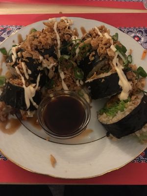 Dragon roll  at TerraZen Centre in Amsterdam