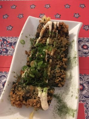 Cheez sticks - amazing!! Crusted in crunchy sea weed🤤 at TerraZen Centre in Amsterdam