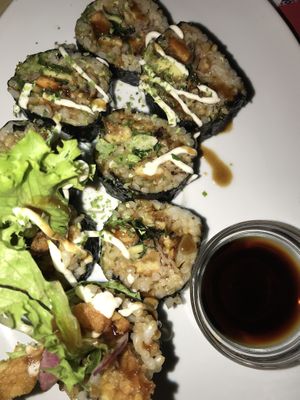 Vegan sushi roll - my favorite 😍 at TerraZen Centre in Amsterdam