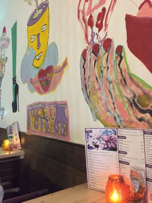 Love the colors.  at TerraZen Centre in Amsterdam