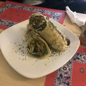 Veggie Crispy Roti at TerraZen Centre in Amsterdam