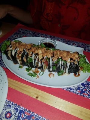 Dragon roll at TerraZen Centre in Amsterdam