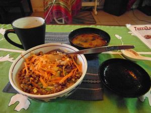 TerraZen, Amsterdam - Avocada dish & Miso Soup at TerraZen Centre in Amsterdam