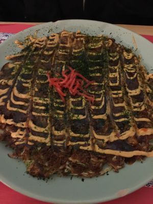 Japanese pancake at TerraZen Centre in Amsterdam