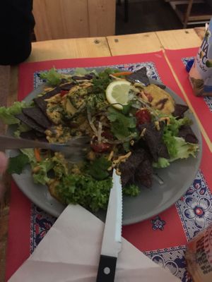 Nachos at TerraZen Centre in Amsterdam