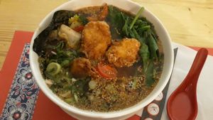 Bomb ramen at TerraZen Centre in Amsterdam