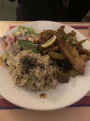 Jamaican plate  at TerraZen Centre in Amsterdam