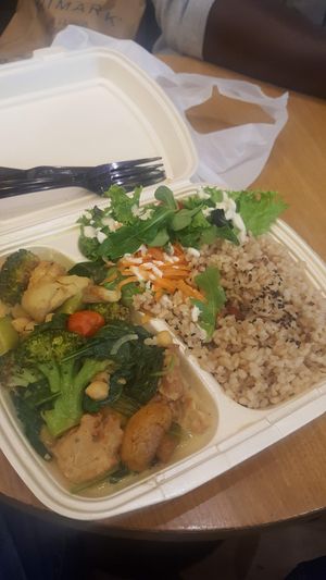 Jamaican dish at TerraZen Centre in Amsterdam