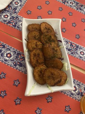 Plantain fries at TerraZen Centre in Amsterdam