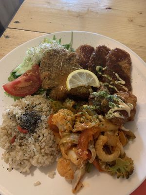 The Vegan Plate!! at TerraZen Centre in Amsterdam