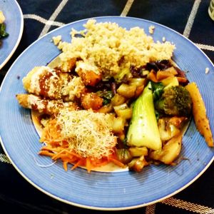 Combination plate  at TerraZen Centre in Amsterdam