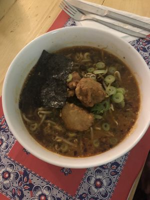 Vegan ramen   at TerraZen Centre in Amsterdam
