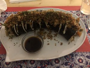 Crunchy dragon roll   at TerraZen Centre in Amsterdam