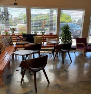 cute interior   at Cup & Crêpe in Everett