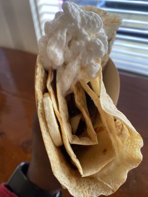 Say no more  at Cup & Crêpe in Everett