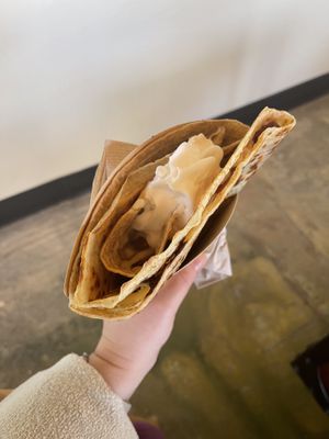 vegan cuckoo clock   at Cup & Crêpe in Everett