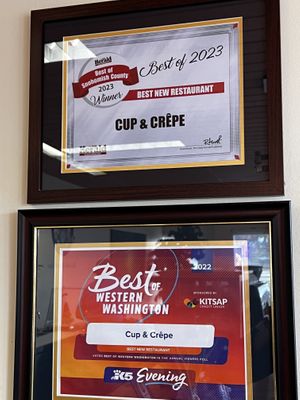   at Cup & Crêpe in Everett