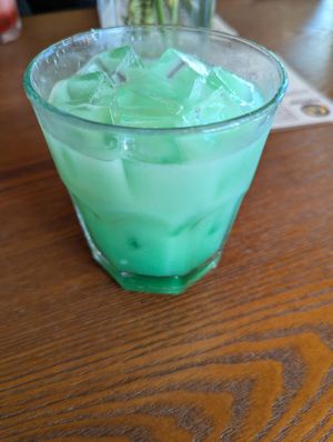 Lime Italian Ice at Cup & Crêpe in Everett