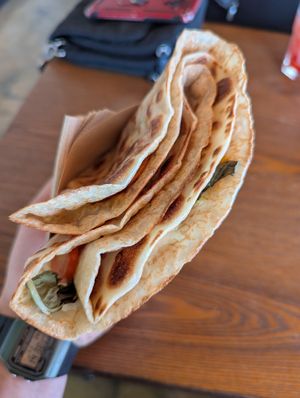 Caprese Crepe at Cup & Crêpe in Everett