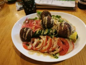 Falafel at Ethos Conscious Food in Nairobi