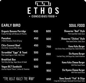  at Ethos Conscious Food in Nairobi