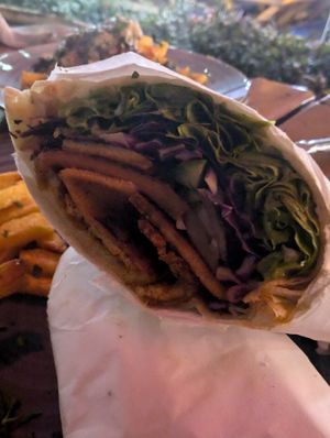 Shawarma at Ethos Conscious Food in Nairobi