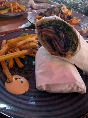 Also shawarma at Ethos Conscious Food in Nairobi