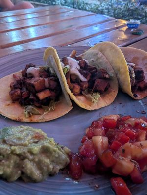 Tacos from the place next door at Ethos Conscious Food in Nairobi