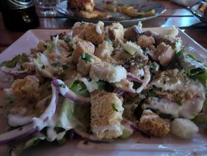 Caesar salad at Ethos Conscious Food in Nairobi