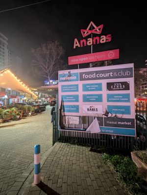 The restaurant is in here at Ethos Conscious Food in Nairobi