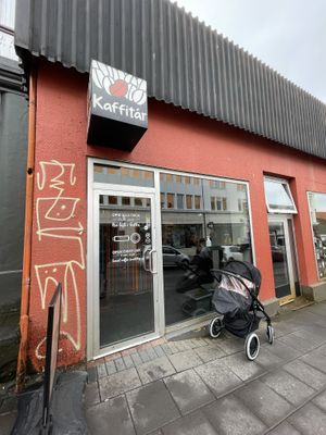 Front  at Kaffitar - Bankastræti in Reykjavik