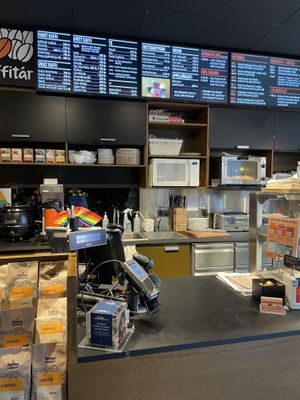 Counter  at Kaffitar - Bankastræti in Reykjavik