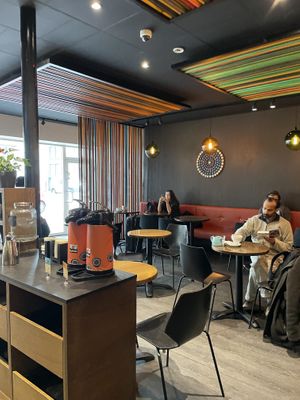 Indoor seating   at Kaffitar - Bankastræti in Reykjavik
