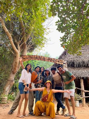 Entrance  at Sadhana Forest Seva Kitchen in Auroville