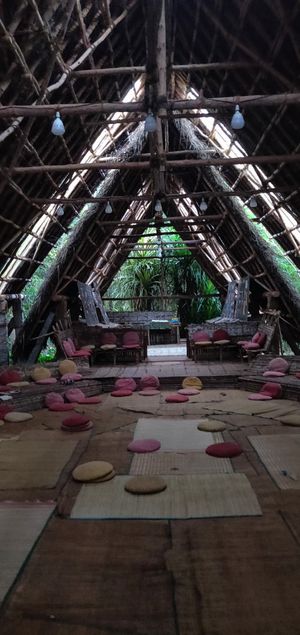 Main Hut at Sadhana Forest  at Sadhana Forest Seva Kitchen in Auroville