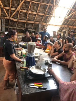 Free Vegan cooking workshops at Sadhana Forest Seva Kitchen in Auroville