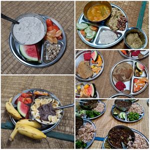 I enjoyed the delicious vegan food in Sadhana Forest. Sadhana's gift culture is really heart warming. They also serve vegan tea & Ragi millet laddu Monday- Friday evening 4-5:30pm. at Sadhana Forest Seva Kitchen in Auroville