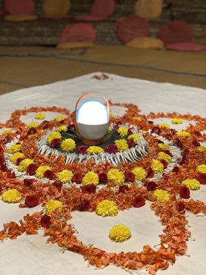 Decor   at Sadhana Forest Seva Kitchen in Auroville