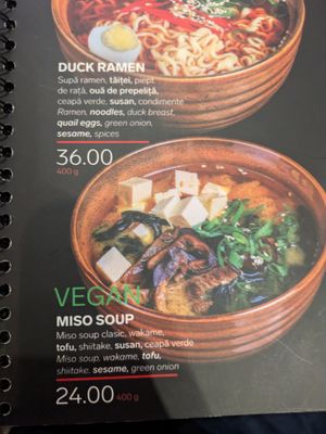 Miso at Sushi Han in Brasov