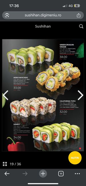   at Sushi Han in Brasov