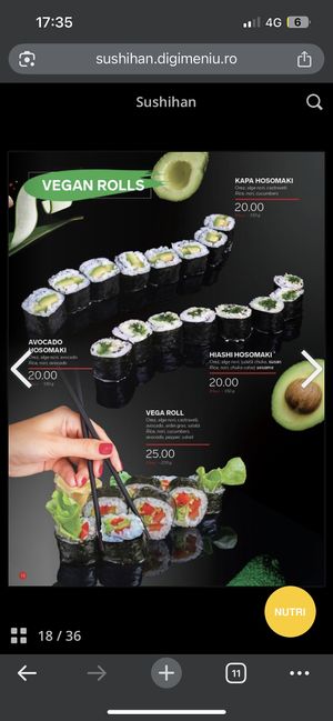   at Sushi Han in Brasov