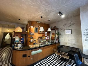 Our lovely place🏡 at Robert Capa Café in Budapest