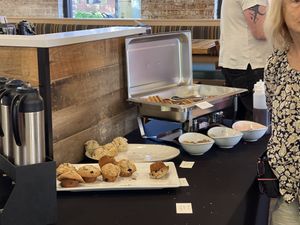 Setup for a private party, which I retrained myself from eating! All v/gf  at NU Kitchen in Newburyport