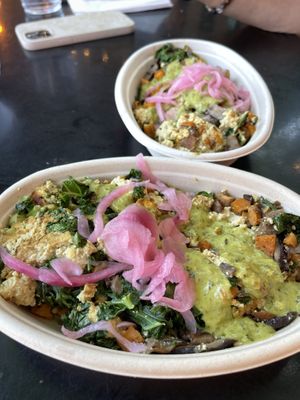 Tofu scramble. So good    at NU Kitchen in Newburyport