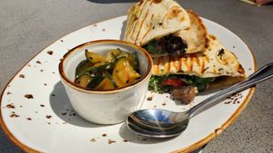 Mushroom Panini at NU Kitchen in Newburyport