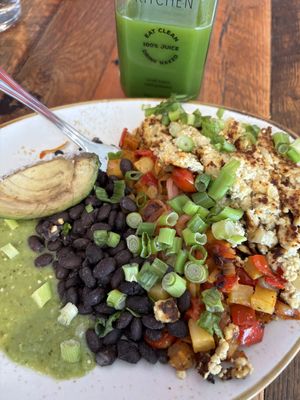 Cowboy breakfastt  at NU Kitchen in Newburyport