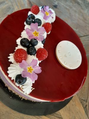 Cheesecake at Les Ateliers Pomme D'amour in Talant