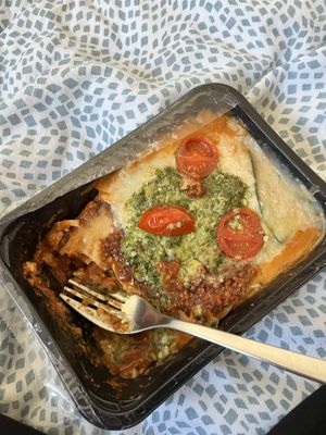 vegan lasagne  at PLANTZ in Porto